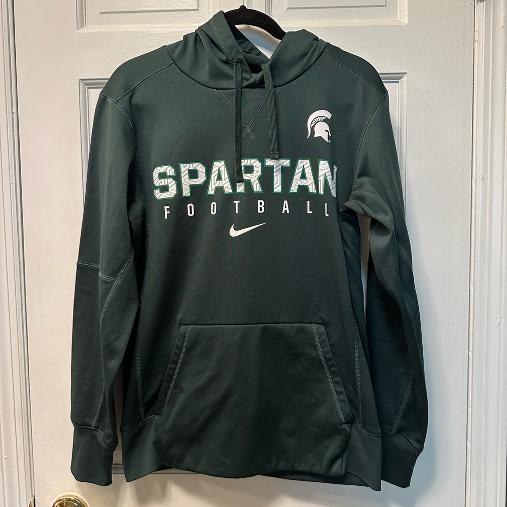 Nike Michigan State Spartan Football Hoodie‎